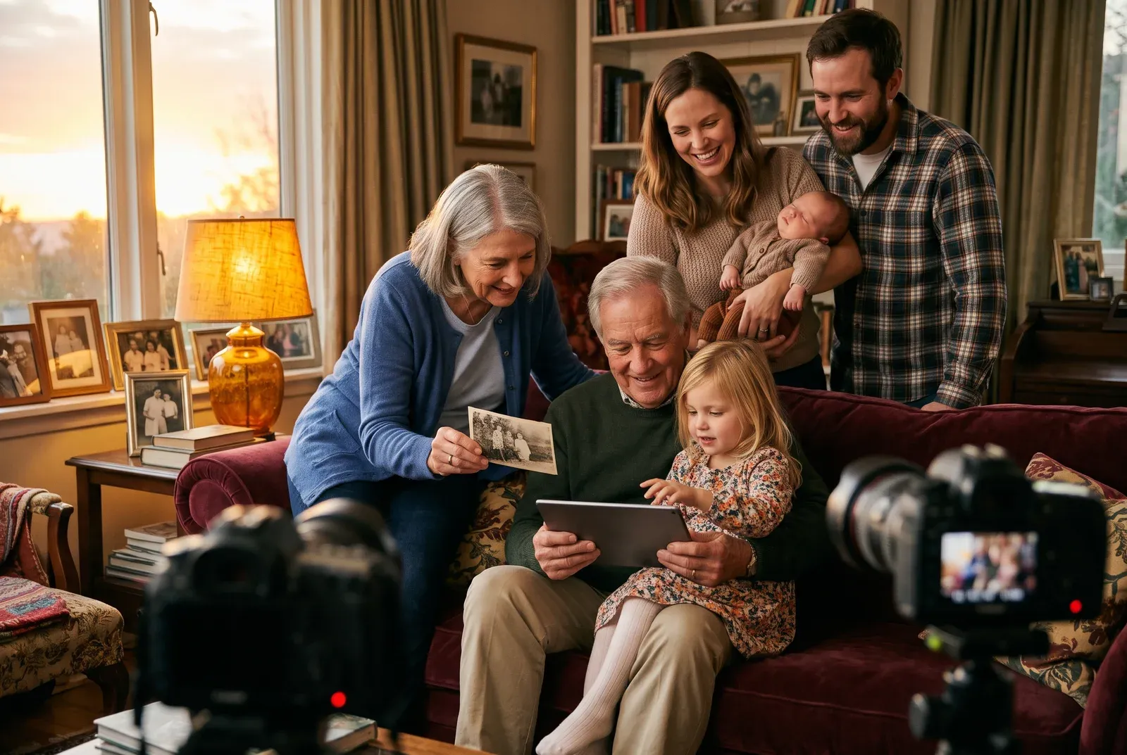 Aile Fotoğrafçılığı ve Dijital Fotoğraf Albümü Reklam Filmi İçin Üç Kuşak Aile ve Oyuncu Başvurusu
